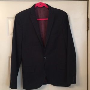 Topman Skinny fit one-button suit jacket